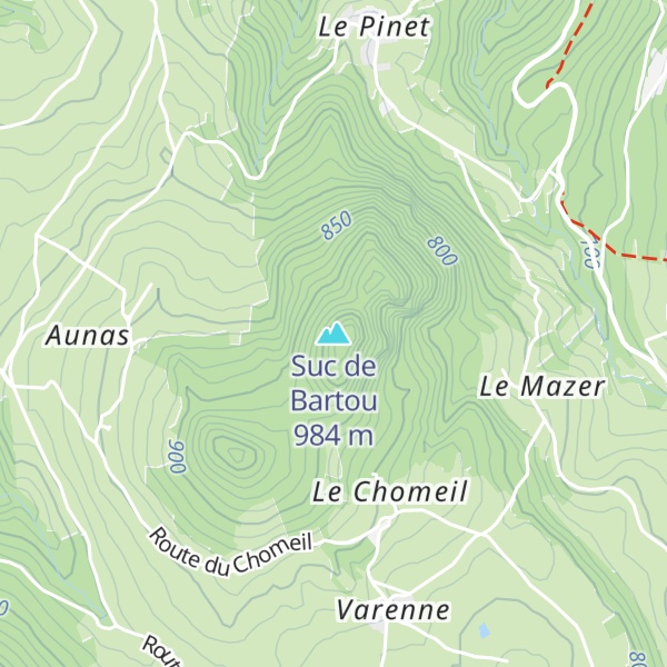 Map of Suc de Bartou
