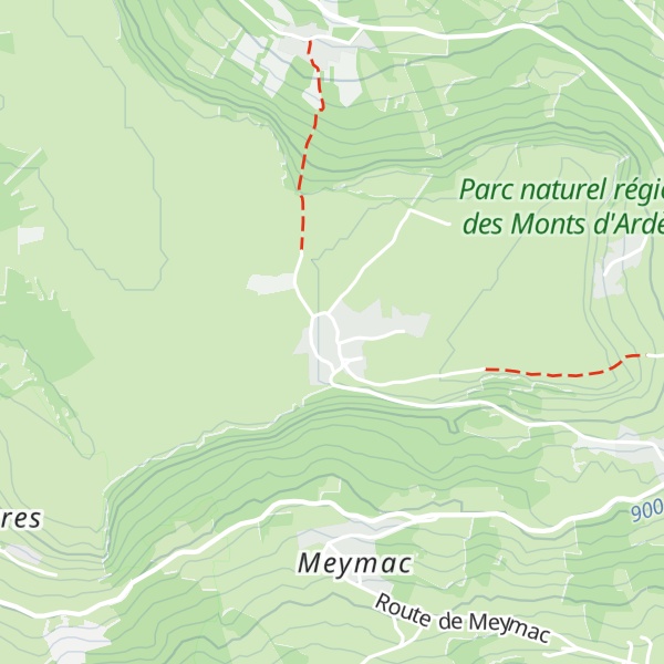 Map of Gîte d'Étape Montcalm