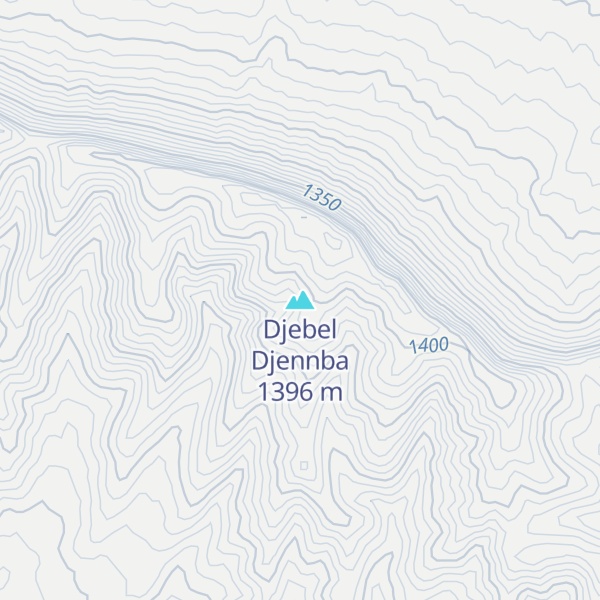 Map of Djebel Djennba