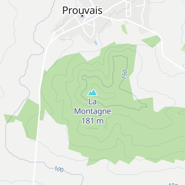 Map of La Montagne
