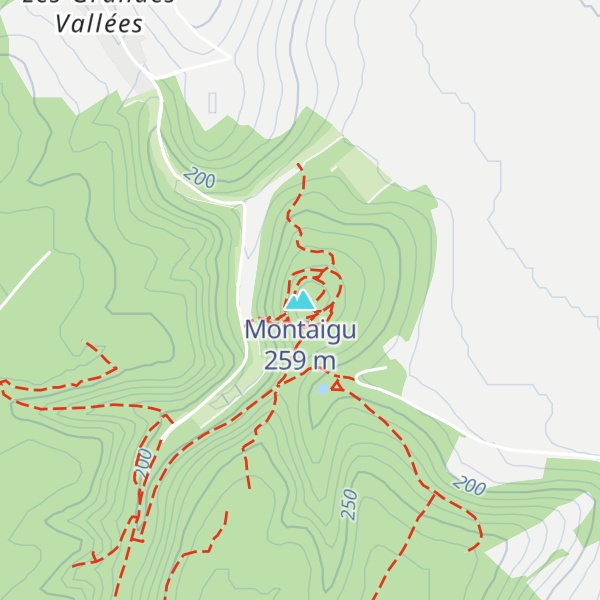 Map of Montaigu