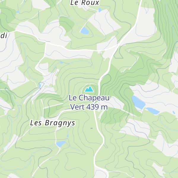 Map of Le Chapeau Vert
