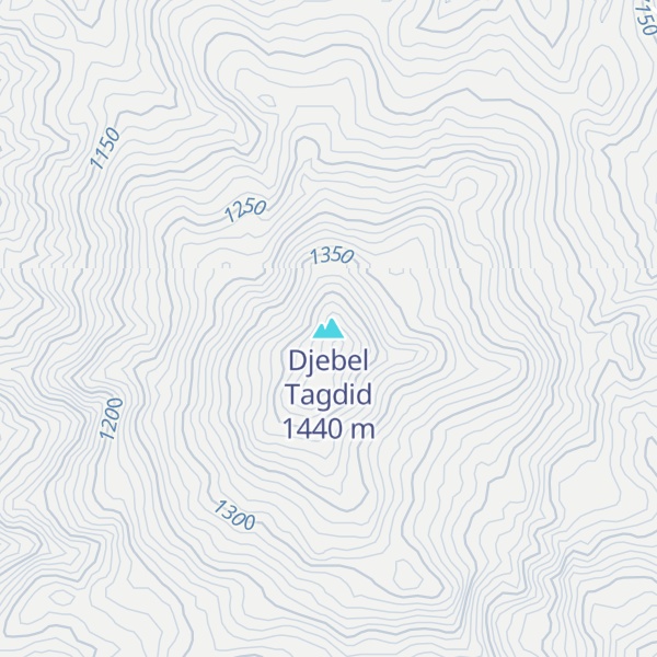Map of Djebel Tagdid