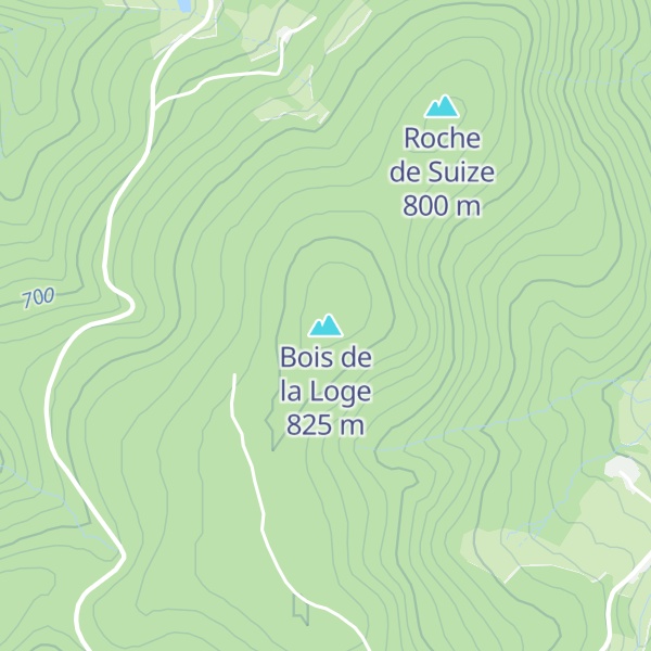 Map of Bois de la Loge