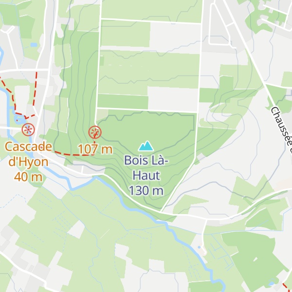 Map of Bois Là-Haut