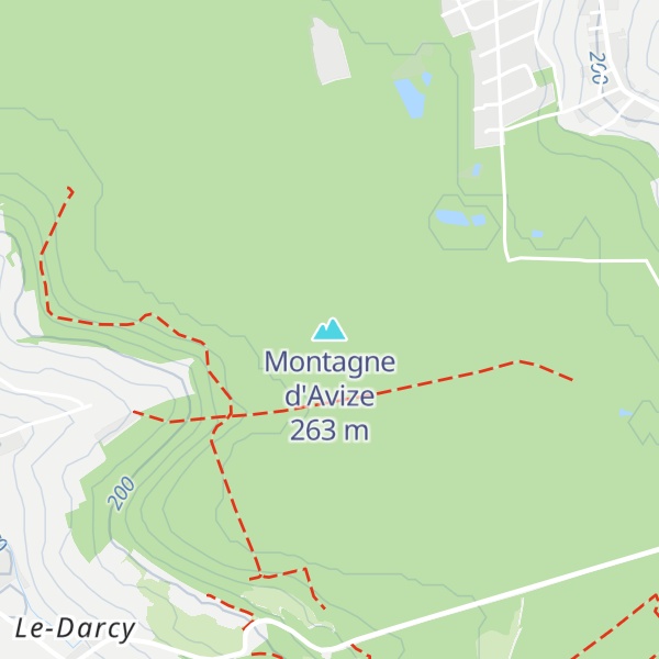 Map of Montagne d'Avize