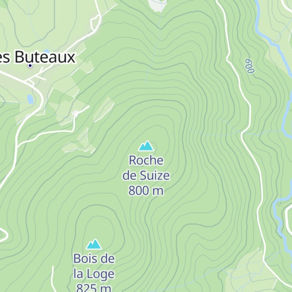 Map of Roche de Suize