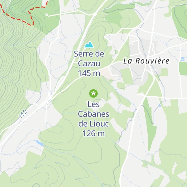Map of Les Cabanes de Liouc