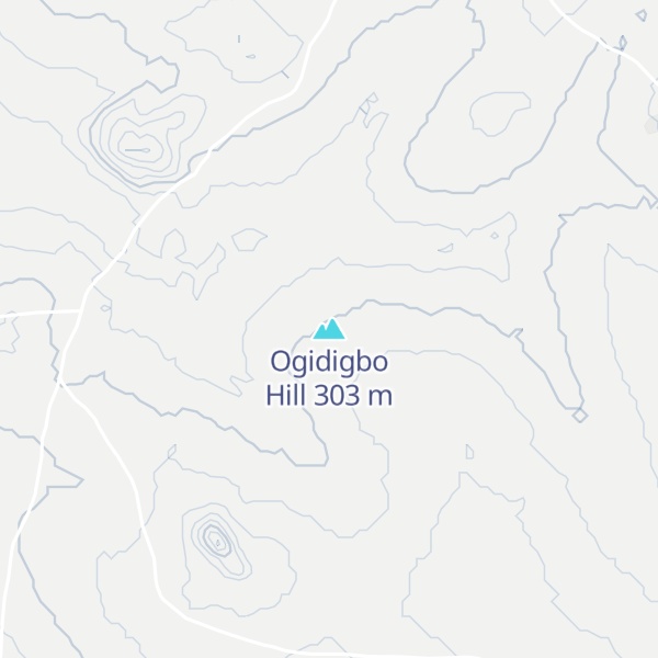 Map of Ogidigbo Hill
