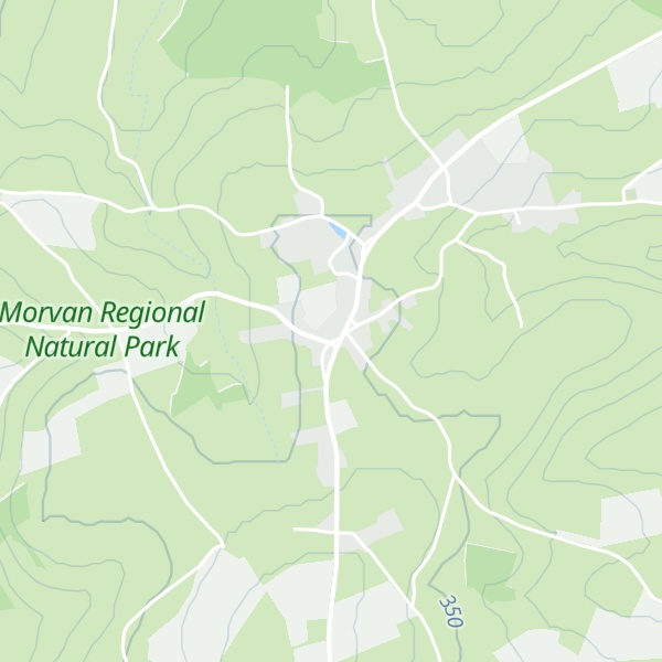 Map of Gîte du Morvan