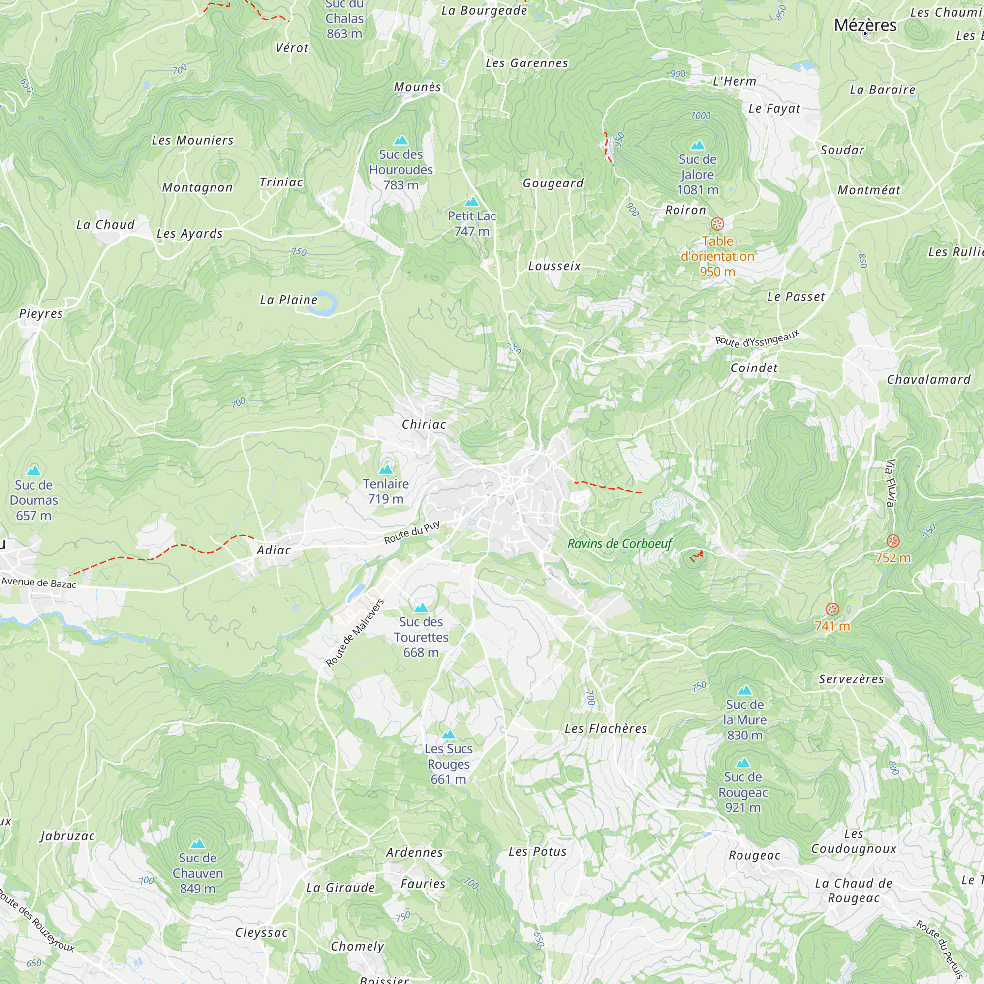 Point d'accueil touristique de Rosière map