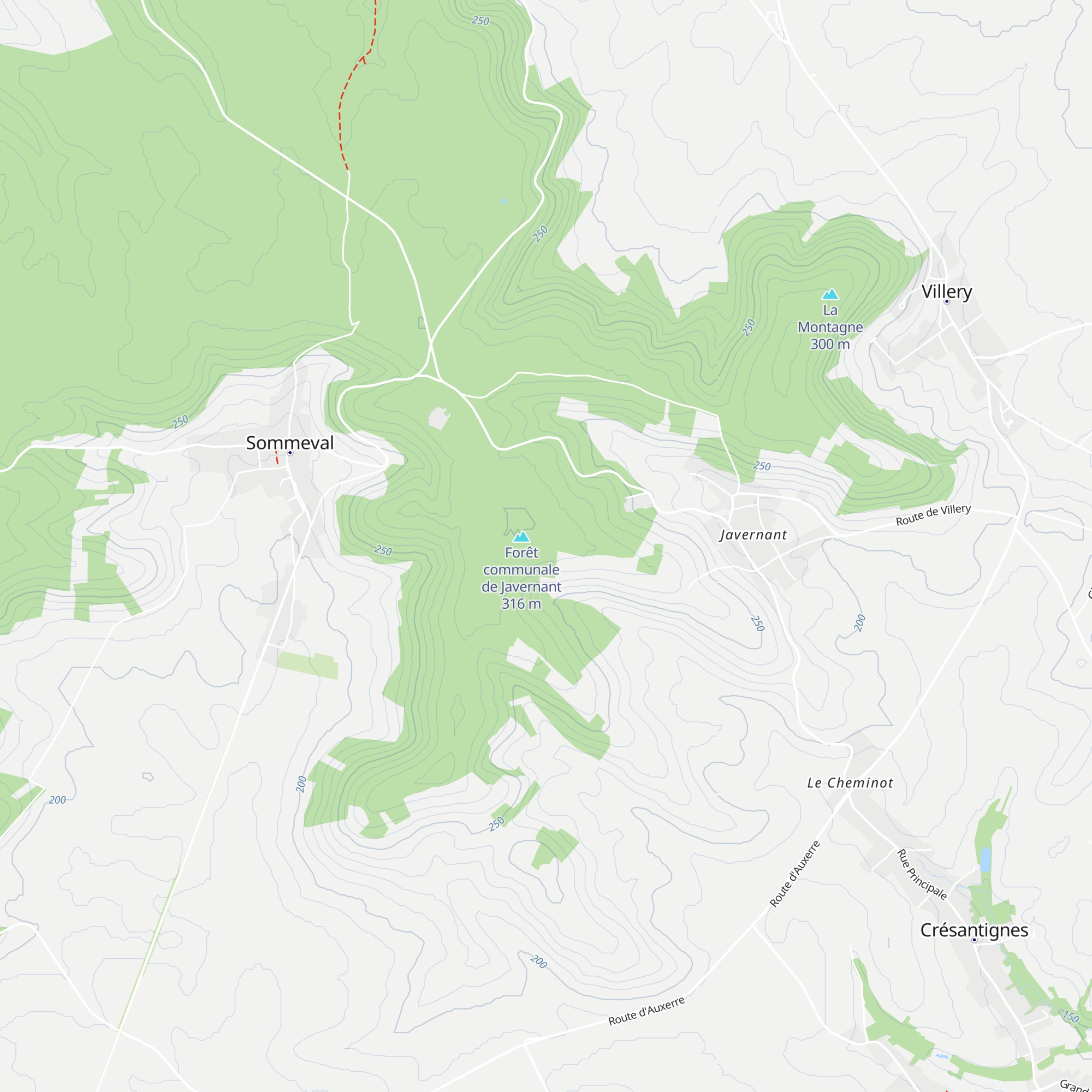 Cabane de chasse map