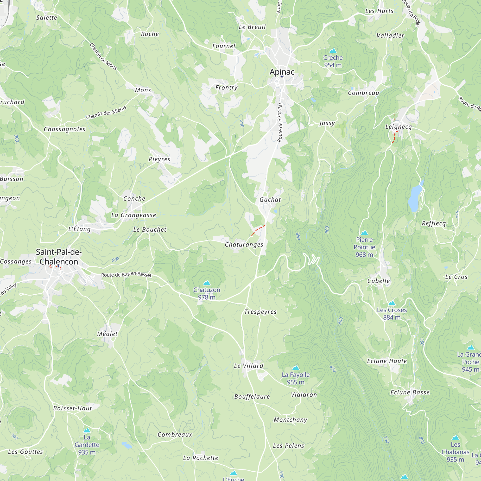 Gîte rural de Chaturanges map