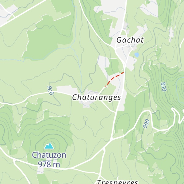 Map of Gîte rural de Chaturanges