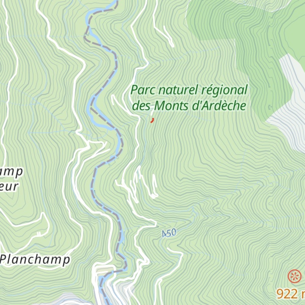 Map of Le Triadou