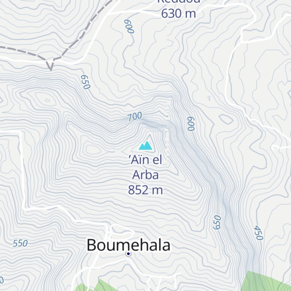 Map of ’Aïn el Arba