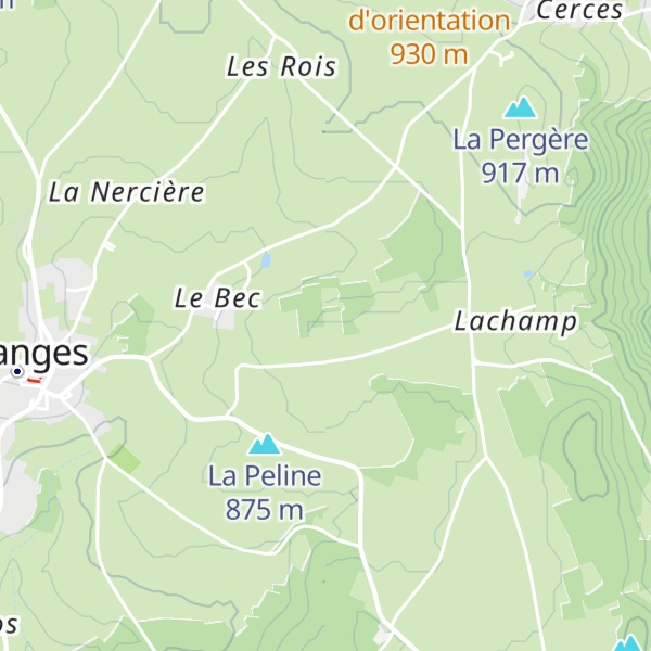 Map of Le Garay de Martir