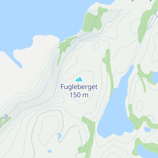 Map of Fugleberget