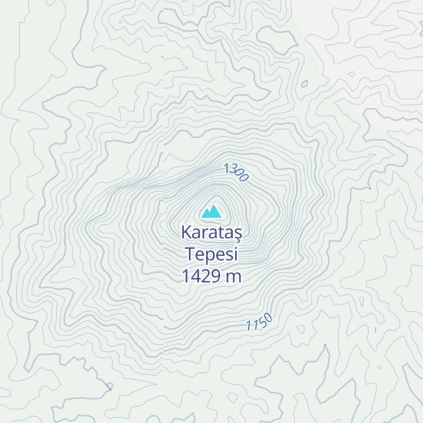Map of Karataş Tepesi
