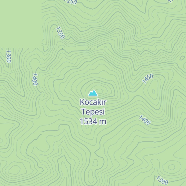 Map of Kocakır Tepesi