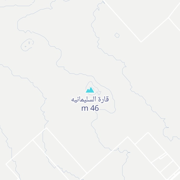 Map of قارة السليمانيه