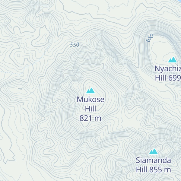 Map of Mukose Hill