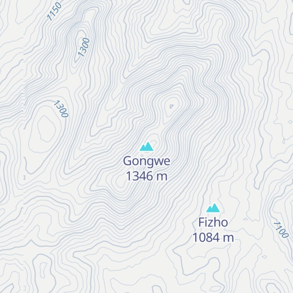Map of Gongwe