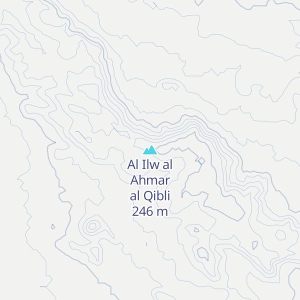 Map of Al Ilw al Ahmar al Qibli