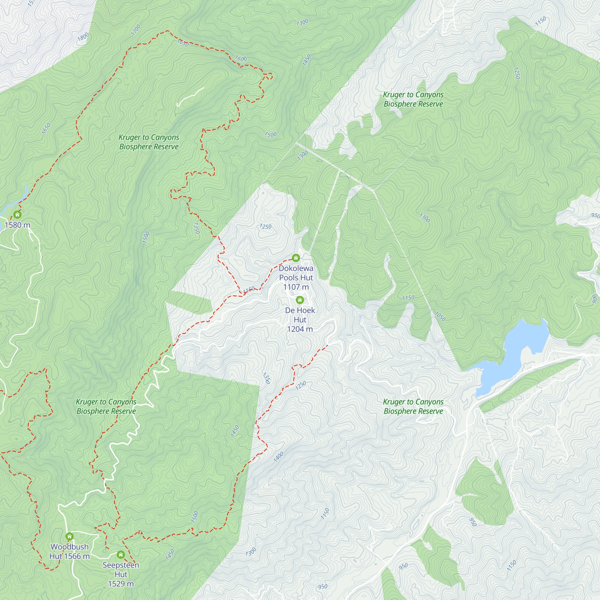 De Hoek Hut map