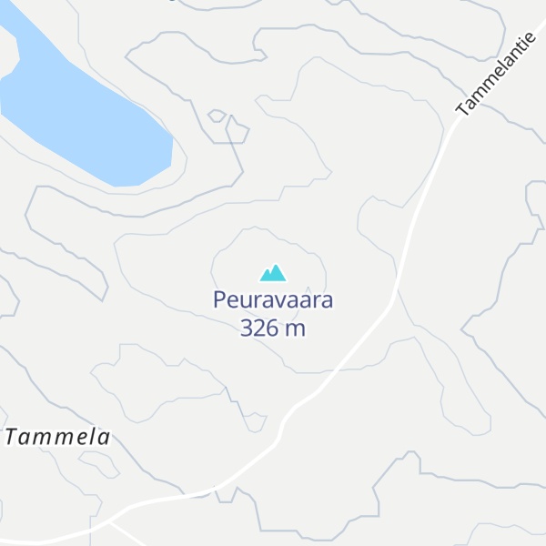 Map of Peuravaara