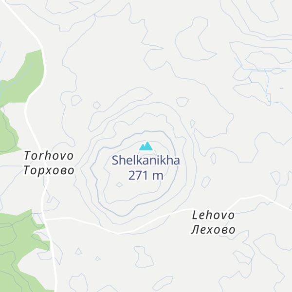 Map of Shelkanikha