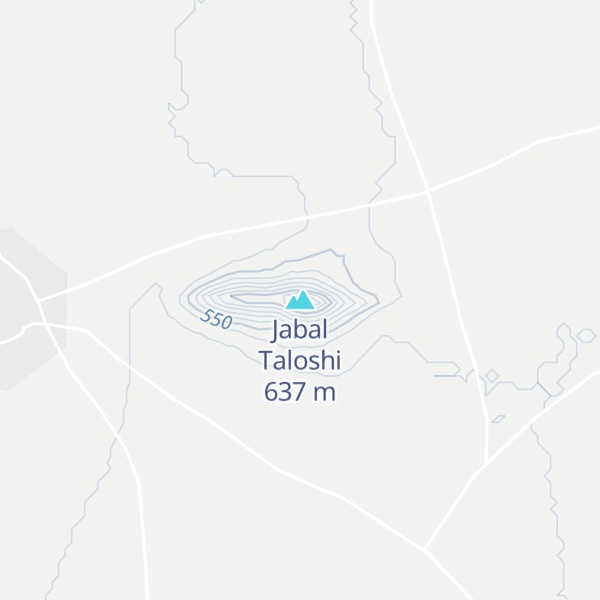 Map of Jabal Taloshi