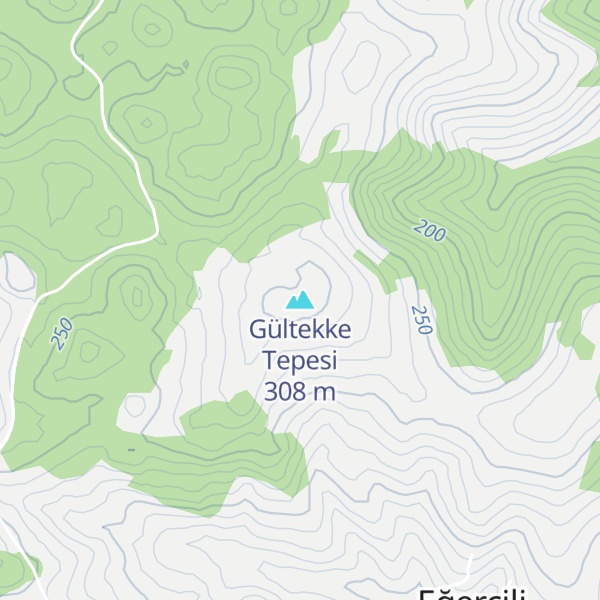 Map of Gültekke Tepesi