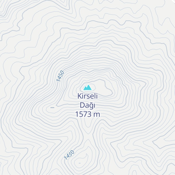 Map of Kirseli Dağı
