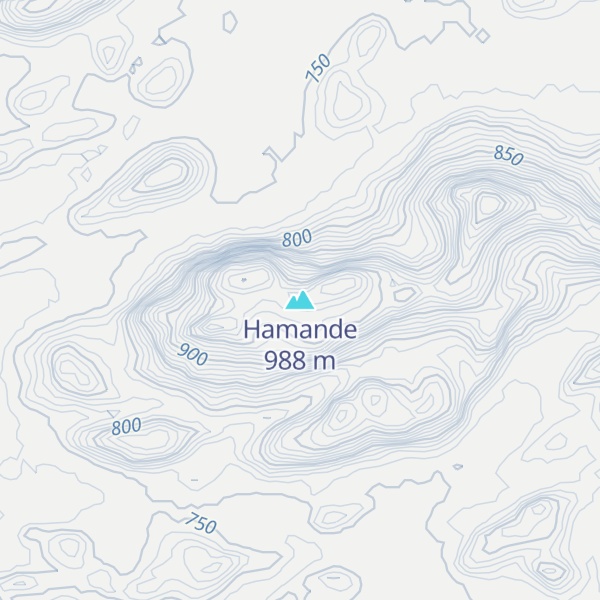 Map of Hamande