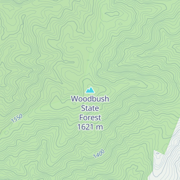 Map of Woodbush State Forest
