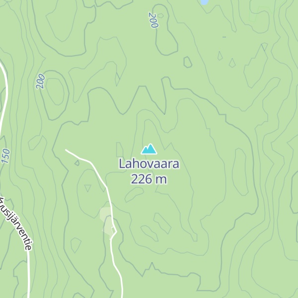 Map of Lahovaara