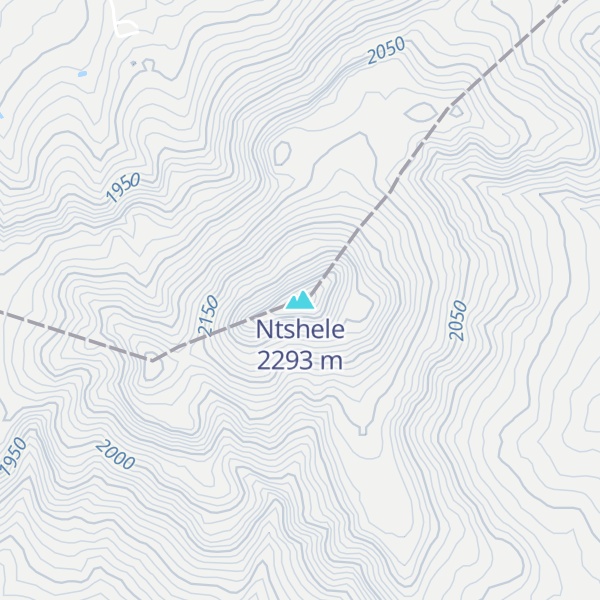 Map of Ntshele