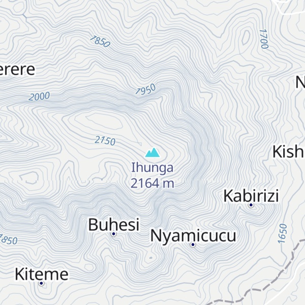 Map of Ihunga