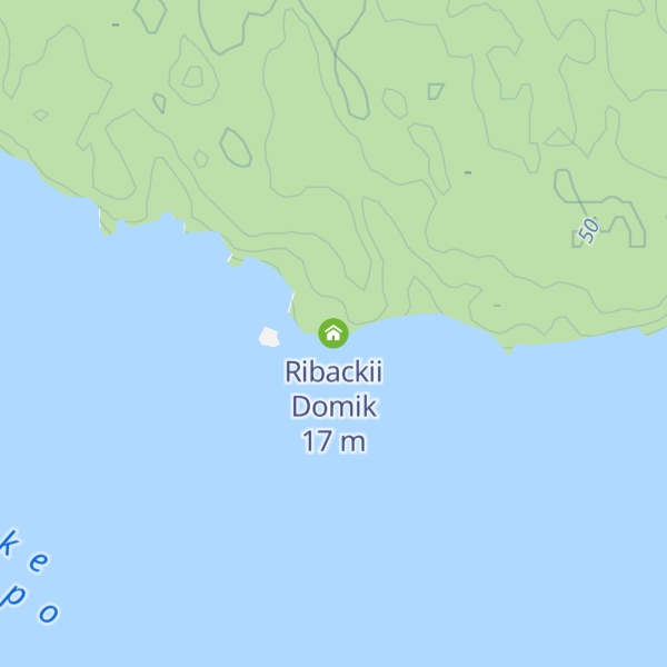 Map of Ribackii Domik