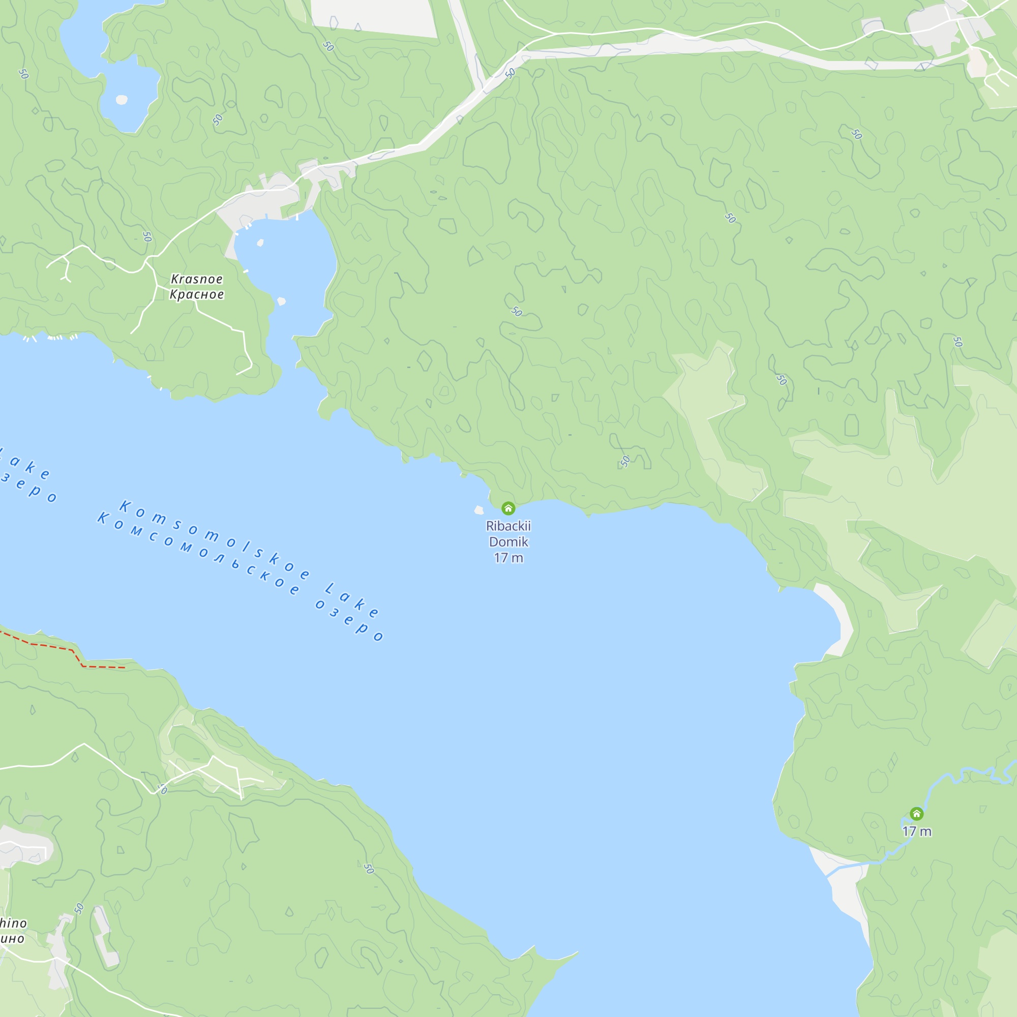 Ribackii Domik map