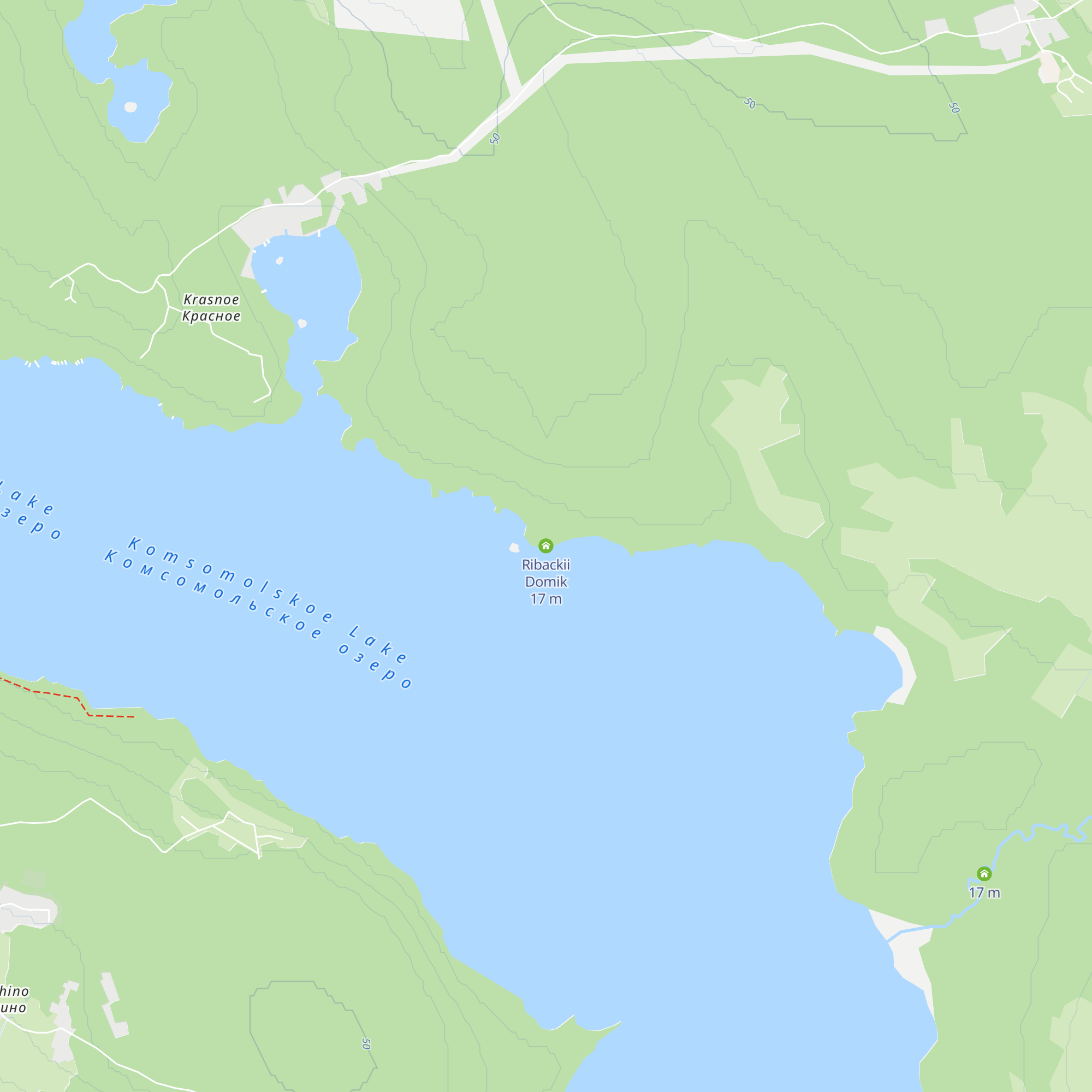 Ribackii Domik map