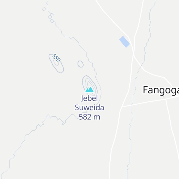 Map of Jebel Suweida