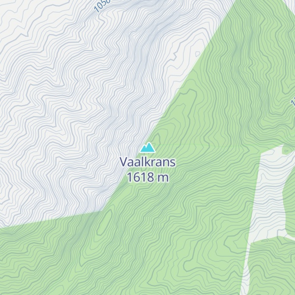 Map of Vaalkrans