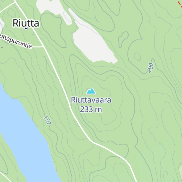 Map of Riuttavaara
