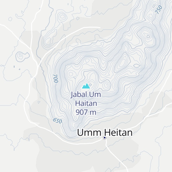 Map of Jabal Um Haitan
