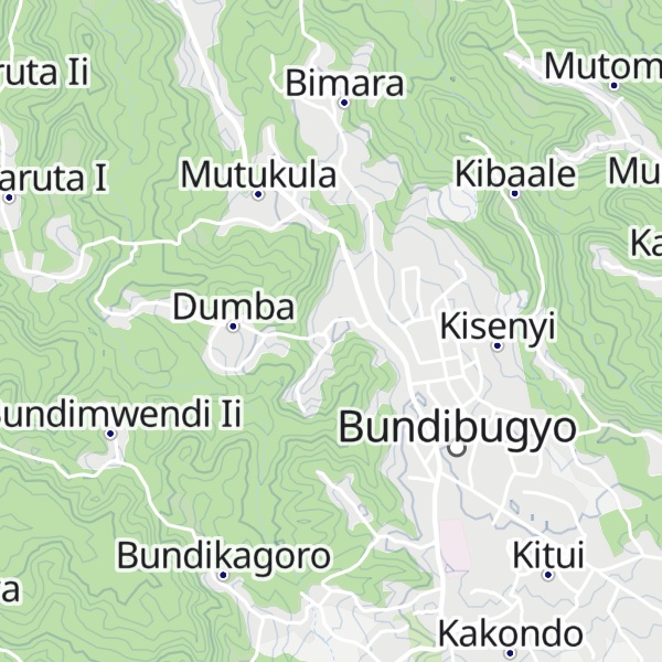Map of Bundibugyo