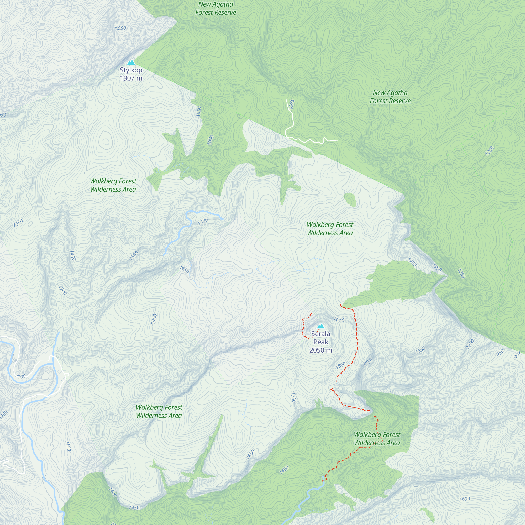 Wolkberg Hut map