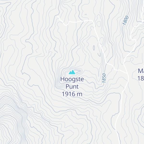 Map of Hoogste Punt