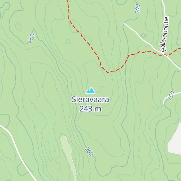 Map of Sieravaara